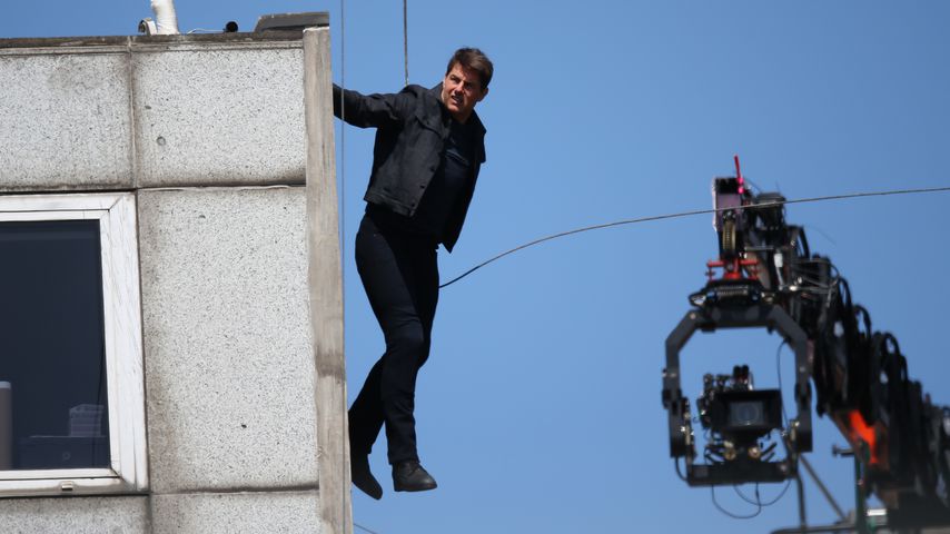 Tom Cruise bei Dreharbeiten zu "Mission: Impossible 6" in London