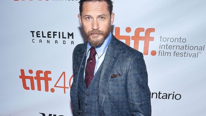 Tom Hardy bei einer Pressekonferenz