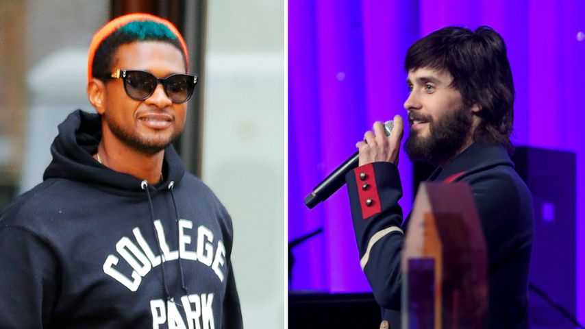 Wie sehen die denn aus? Usher & Jared Leto im Haar-Rausch
