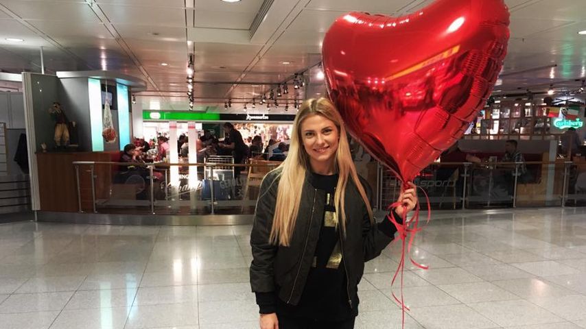 Valentina Pahde am Münchner Flughafen
