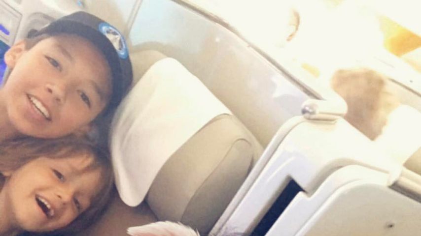 Verona Pooth mit ihren Söhnen San Diego und Rocco