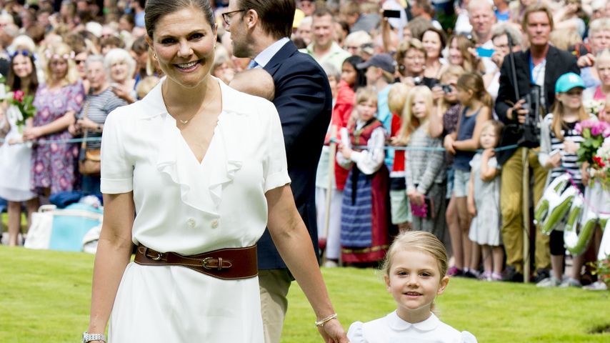 Victoria von Schweden und Estelle von Schweden am Victoria-Tag