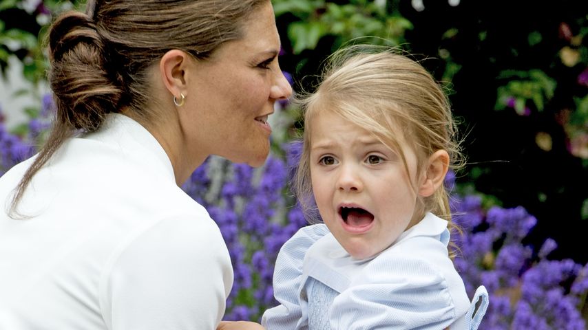 Victoria von Schweden und Tochter Estelle zum 39. Geburtstag der Kronprinzessin