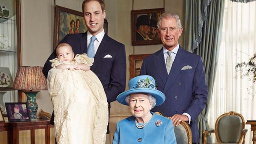Queen Elizabeth II., Prinz William und Prinz George