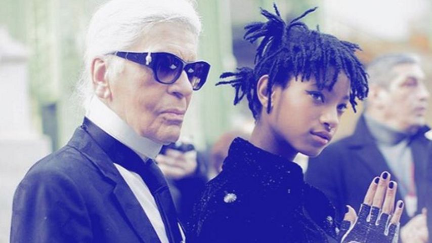 Karl Lagerfeld und Willow Smith
