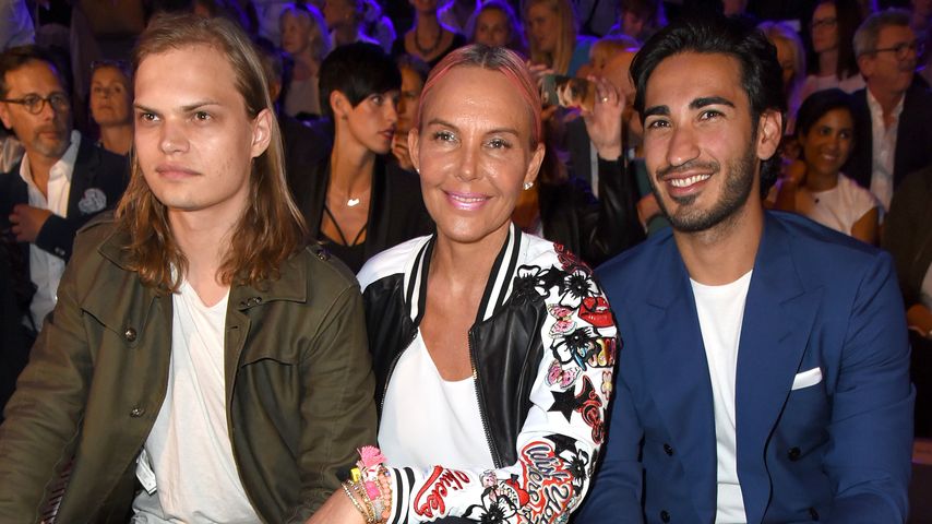 Wilson Gonzalez Ochsenknecht, Natascha Ochsenknecht, Umut Kekill bei der Berlin Fashion Week 2016