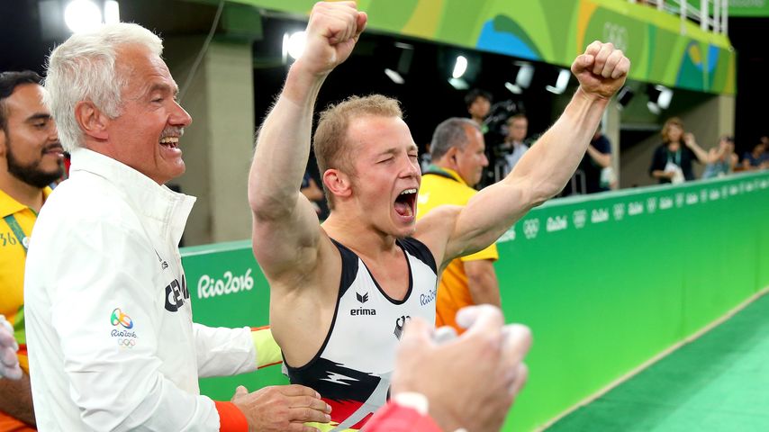 Wolfgang und Fabian Hambüchen nach Olympia-Sieg in Rio 2016