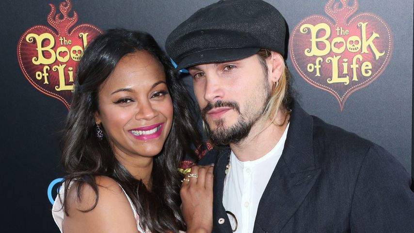 Zoe Saldana und Marco Perego