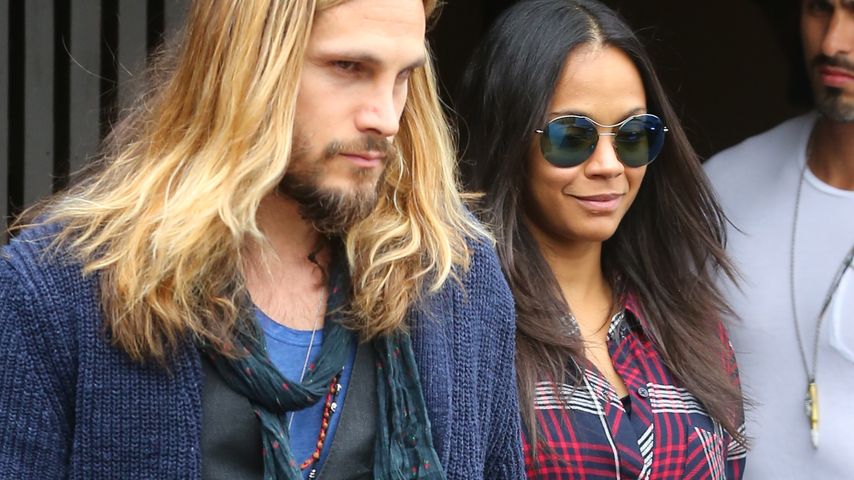 Zoe Saldana und Marco Perego