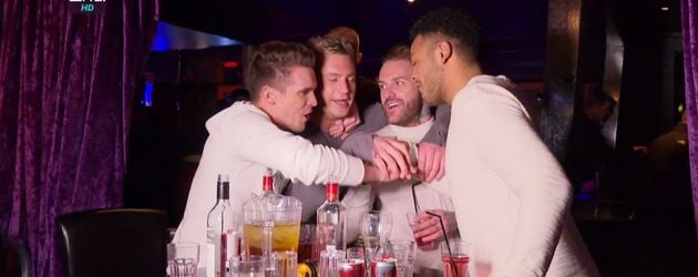 Gary Beadle, Scott Timlin, Aaron Chalmers und Nathan Henry, Stars der Show "Geordie Shore" Gary Beadle, Scott Timlin, Aaron Chalmers und Nathan Henry, Stars der Show "Geordie Shore"