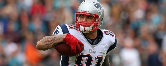 Aaron Hernandez bei den New England Patriots Aaron Hernandez bei den New England Patriots