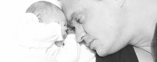 Alexander Posth mit seiner Tochter Penelope Alexander Posth mit seiner Tochter Penelope