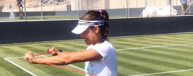 Ana Ivanovic beim Training Ana Ivanovic beim Training