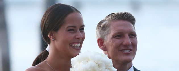 Ana Ivanovic und Bastian Schweinsteiger am 13. Juli 2016 bei ihrer Hochzeit in Venedig Ana Ivanovic und Bastian Schweinsteiger am 13. Juli 2016 bei ihrer Hochzeit in Venedig