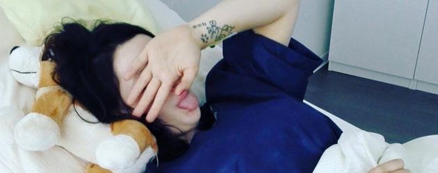 Anne Wünsche nach ihrer Brust-OP Anne Wünsche nach ihrer Brust-OP
