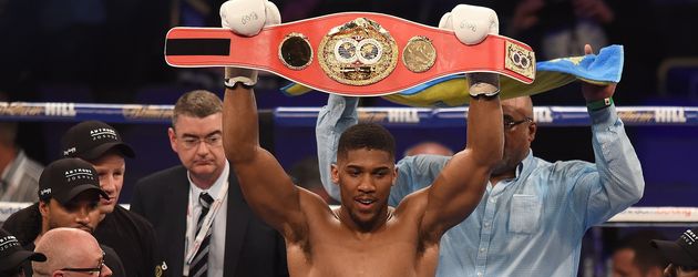 Anthony Joshua in London Anthony Joshua in London