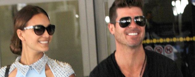 Robin Thicke und April Love Geary Robin Thicke und April Love Geary