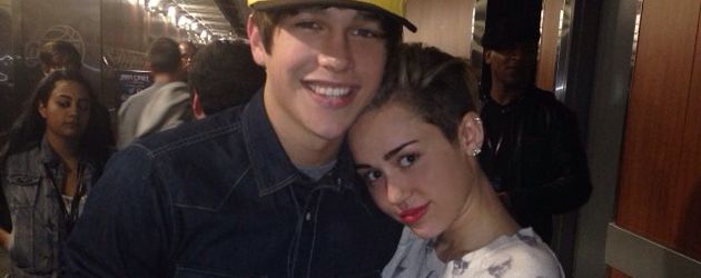 Austin Mahone und Miley Cyrus 2013 Austin Mahone und Miley Cyrus 2013