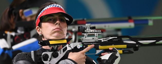 Sportschützin Barbara Engleder Sportschützin Barbara Engleder
