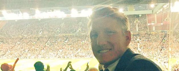 Bastian Schweinsteiger im Old-Trafford-Stadion Bastian Schweinsteiger im Old-Trafford-Stadion