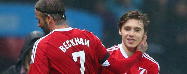 David Beckham und Brooklyn Beckham David Beckham und Brooklyn Beckham