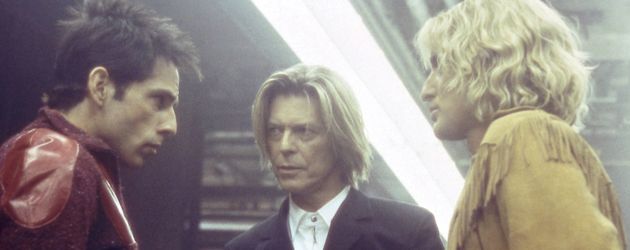 David Bowie, Ben Stiller und Owen Wilson David Bowie, Ben Stiller und Owen Wilson