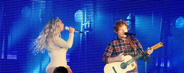 Beyonce und Ed Sheeran Beyonce und Ed Sheeran