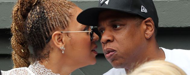 Beyoncé und Jay-Z beim Wimbledon 2016 Beyoncé und Jay-Z beim Wimbledon 2016