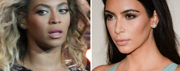 Kim Kardashian und Beyonce Kim Kardashian und Beyonce