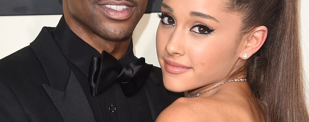 Big Sean und Ariana Grande auf dem roten Teppich Big Sean und Ariana Grande auf dem roten Teppich