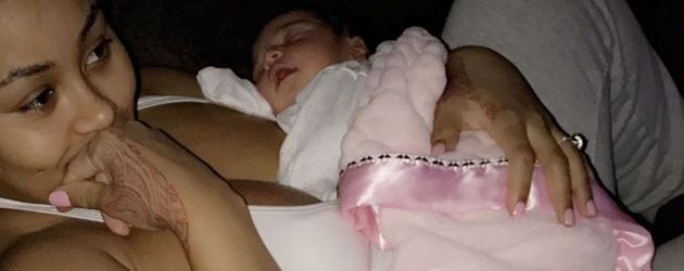 Blac Chyna mit ihrer Tochter Dream Blac Chyna mit ihrer Tochter Dream