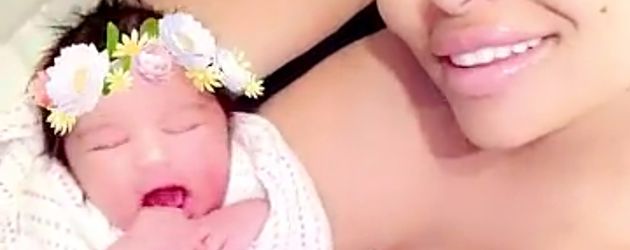 Blac Chyna mit Töchterchen Dream Renee Blac Chyna mit Töchterchen Dream Renee