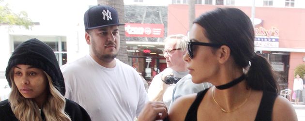 Blac Chyna, Kim Kardashian und Robert Kardashian Blac Chyna, Kim Kardashian und Robert Kardashian