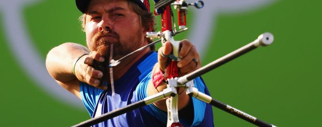 Bogenschütze Brady Ellison bei den Olympischen Spielen 2016 Bogenschütze Brady Ellison bei den Olympischen Spielen 2016