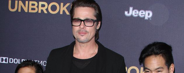 Brad Pitt, Pax, Shiloh und Maddox Brad Pitt, Pax, Shiloh und Maddox