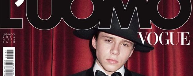 Brooklyn Beckham auf der italienischen Männer-Vogue Brooklyn Beckham auf der italienischen Männer-Vogue