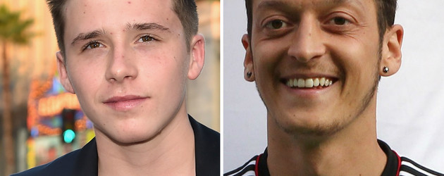 Mesut Özil und Brooklyn Beckham Mesut Özil und Brooklyn Beckham