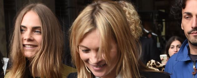 Cara Delevingne und Kate Moss Cara Delevingne und Kate Moss