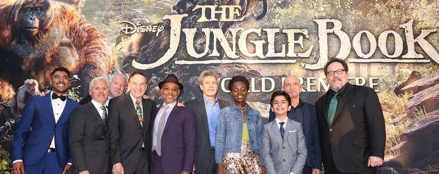 Lupita Nyong'o, Giancarlo Esposito, Ben Kingsley und Jon Favreau Lupita Nyong'o, Giancarlo Esposito, Ben Kingsley und Jon Favreau
