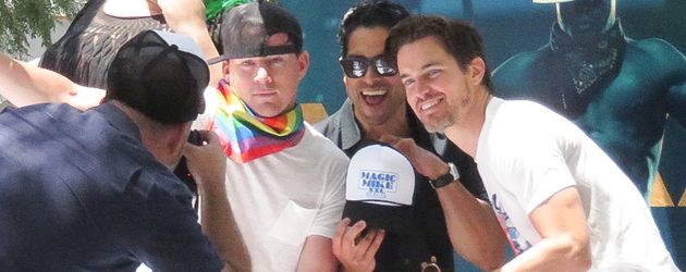 Channing Tatum, Matt Bomer und Alex Rodriguez Channing Tatum, Matt Bomer und Alex Rodriguez