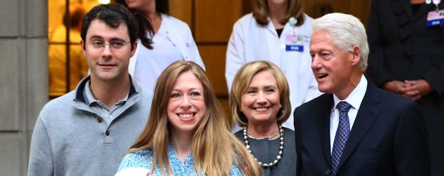 Hillary Clinton, Chelsea Clinton und Bill Clinton Hillary Clinton, Chelsea Clinton und Bill Clinton