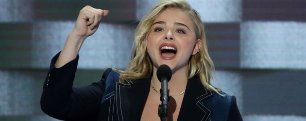 Chloe Grace Moretz bei der Democratic National Convention 2016 Chloe Grace Moretz bei der Democratic National Convention 2016