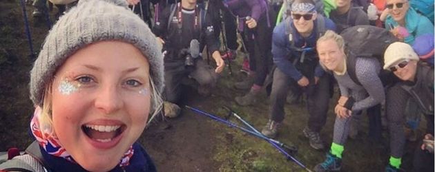 Chloe Madeley und ihre Wander-Gruppe durch Island Chloe Madeley und ihre Wander-Gruppe durch Island