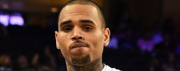 Chris Brown im September 2016 bei einem Basketballspiel in Los Angeles Chris Brown im September 2016 bei einem Basketballspiel in Los Angeles