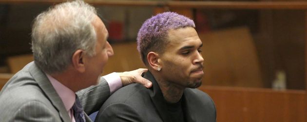 Chris Brown und Mark Geragos Chris Brown und Mark Geragos