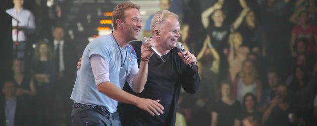 Chris Martin und Herbert Grönemeyer beim Global Citizen Festival in Hamburg Chris Martin und Herbert Grönemeyer beim Global Citizen Festival in Hamburg