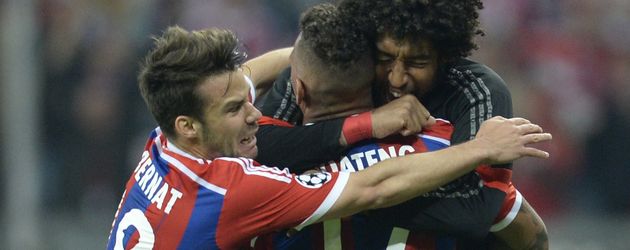 Jérôme Boateng, Mario Götze und Dante Jérôme Boateng, Mario Götze und Dante