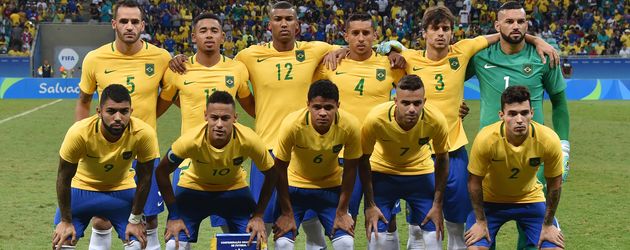 Das brasilianische Fußball-Team bei Olympia 2016 Das brasilianische Fußball-Team bei Olympia 2016