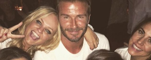 Eva Longoria, David Beckham, Victoria Beckham, Melanie C. und Emma Bunton Eva Longoria, David Beckham, Victoria Beckham, Melanie C. und Emma Bunton