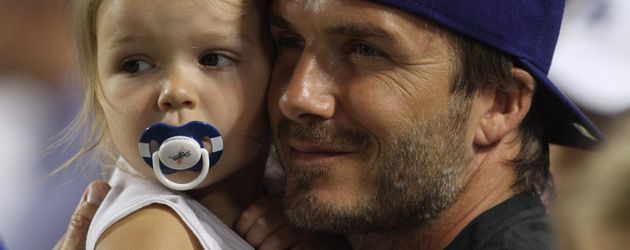 David Beckham und Harper Seven Beckham David Beckham und Harper Seven Beckham